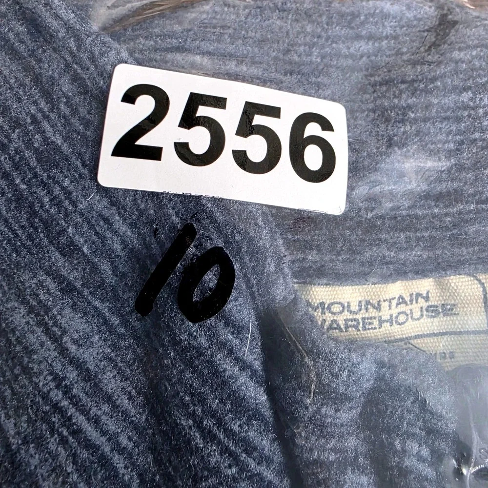 Mountain Warehouse‎ Men's XXL Navy Blue Space Dye Quarter Zip Fleece Pullover